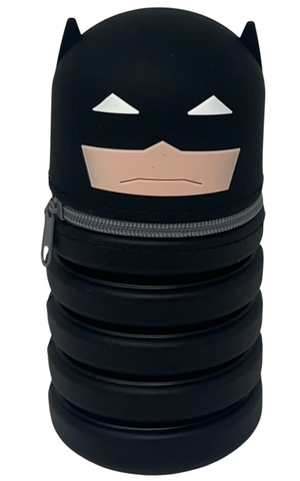 Tombolino in Silicone Batman Astuccio Estensibile Porta Cancelleria 20 CM - Ba1266