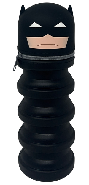 Tombolino in Silicone Batman Astuccio Estensibile Porta Cancelleria 20 CM - Ba1266