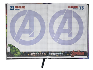 Diario Avengers MARVEL Agenda 10 Mesi Scuola Elementare Media - Av1338