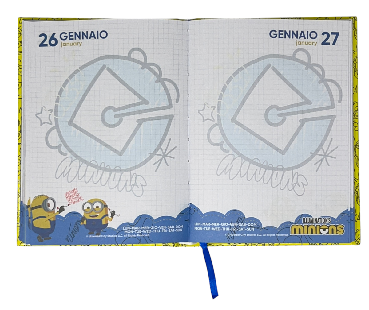 Diario Minions Cattivissimo Me Agenda 10 Mesi Scuola Elementare Media - Ci9042