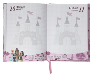 Diario Principesse DISNEY Agenda 10 Mesi Scuola Elementare Media - Pr1338