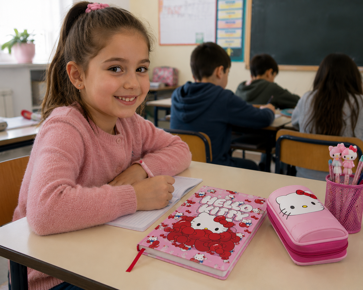 Diario Hello Kitty Sanrio Agenda 10 Mesi Scuola Elementare Media - Sf4081