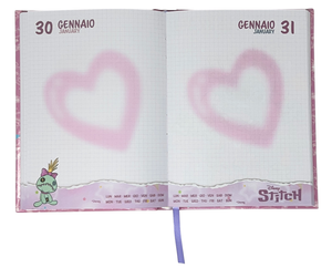 Diario Stitch DISNEY Agenda 10 Mesi Scuola Elementare Media - Lst1338-G