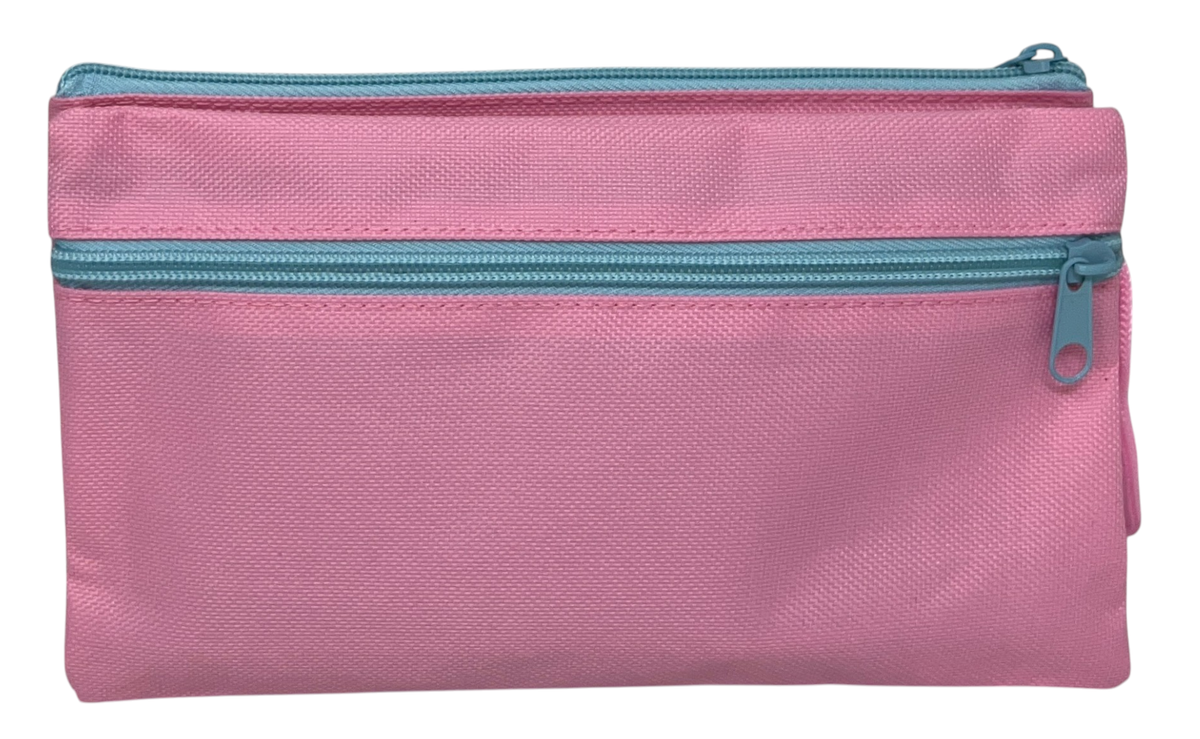 Tombolino Stitch e Angel DISNEY 3 Scomparti Bustina Astuccio Portacolori 22 CM - Lst1337-G
