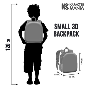Zaino Asilo 3d Principesse DISNEY Borsa 31 CM con Spallacci Imbottiti e Tasca Laterale - 08159