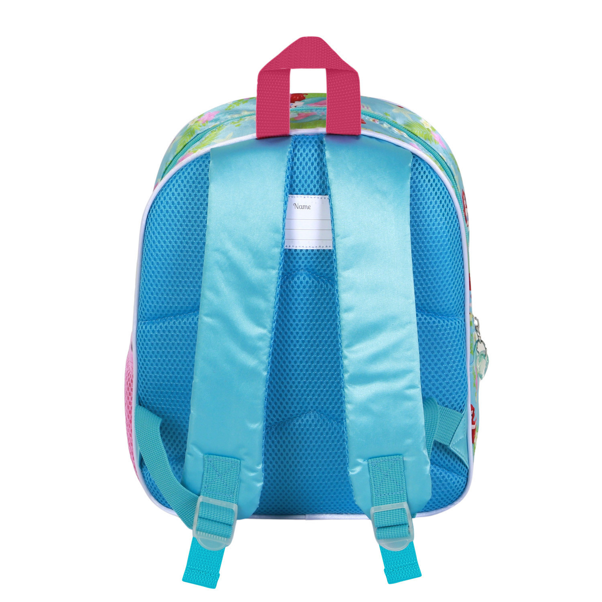 Zaino Asilo 3d Ariel la Sirenetta DISNEY Borsa 31 CM con Charm Cuore e Tasca Laterale - 09543