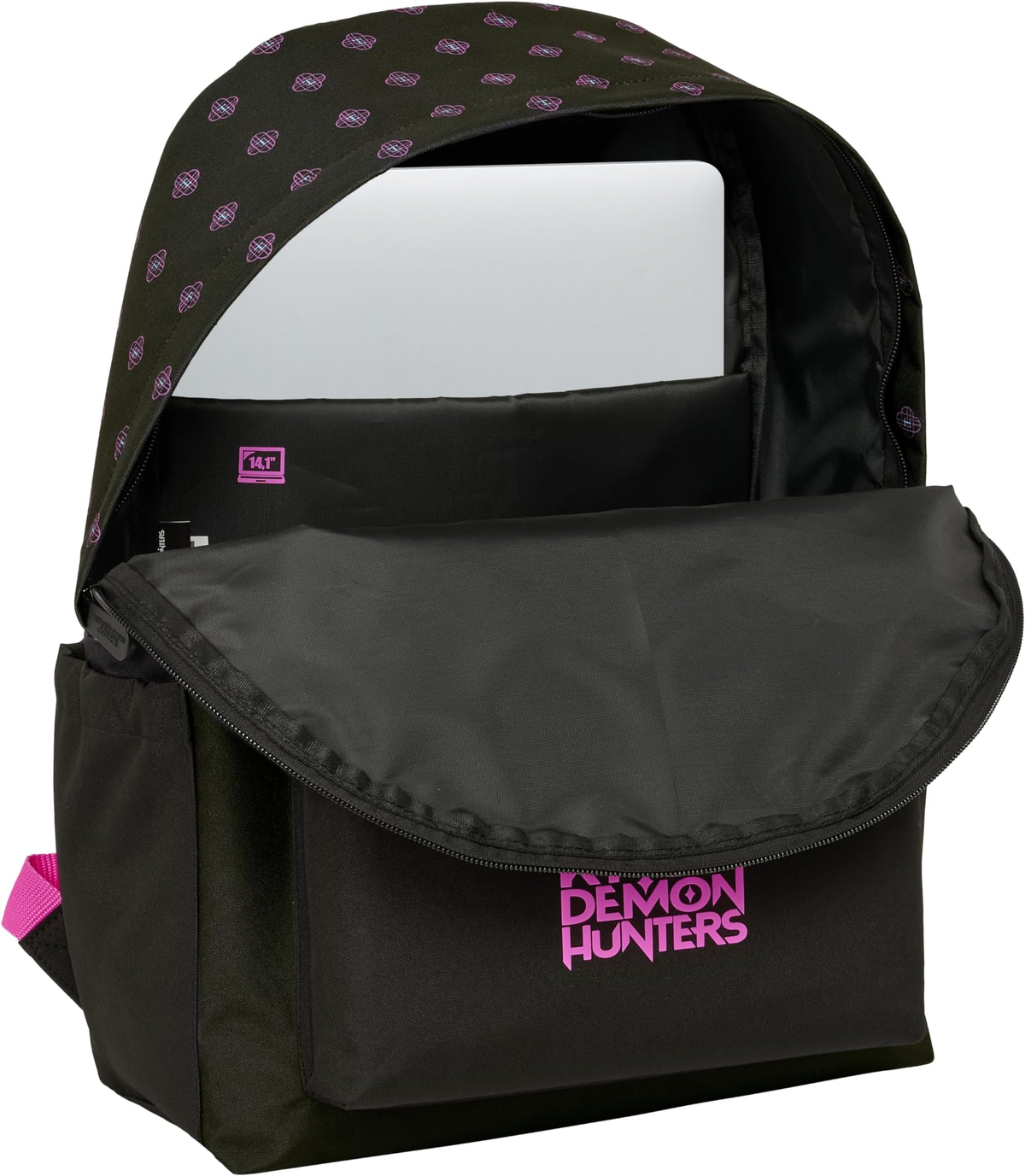 Zaino Scuola Huntrix Kpop Demon Hunters Borsa Modello Americano 43 CM con Tasca Porta Laptop - 8775