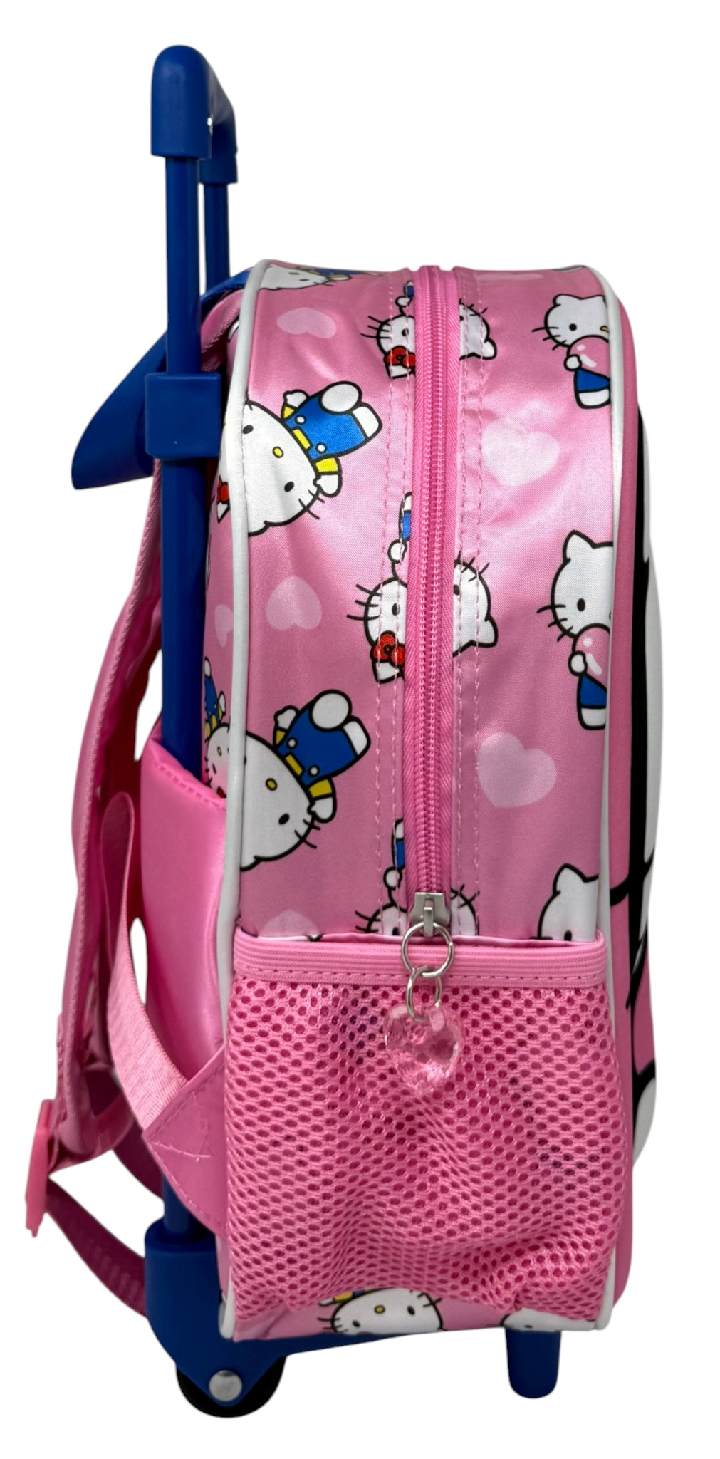 Zaino Asilo Trolley 3d Hello Kitty Sanrio 34 CM con Spallacci e Carrello- 09609