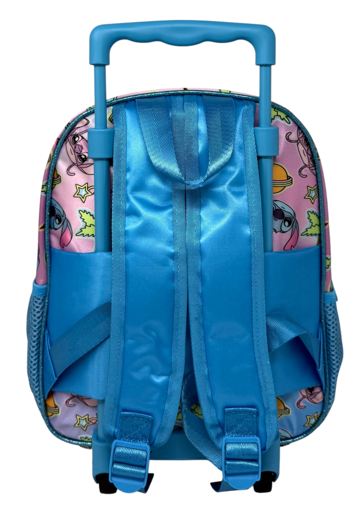 Zaino Asilo Trolley 3d Stitch DISNEY 34 CM con Spallacci e Carrello- 09623