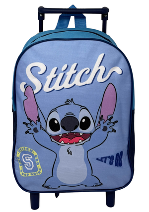 Zaino Asilo Trolley Stitch DISNEY Borsa per Scuola Materna Tempo Libero - Sf5200
