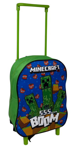 Zaino Asilo Trolley Minecraft Borsa per Scuola Materna Tempo Libero - Fu5224
