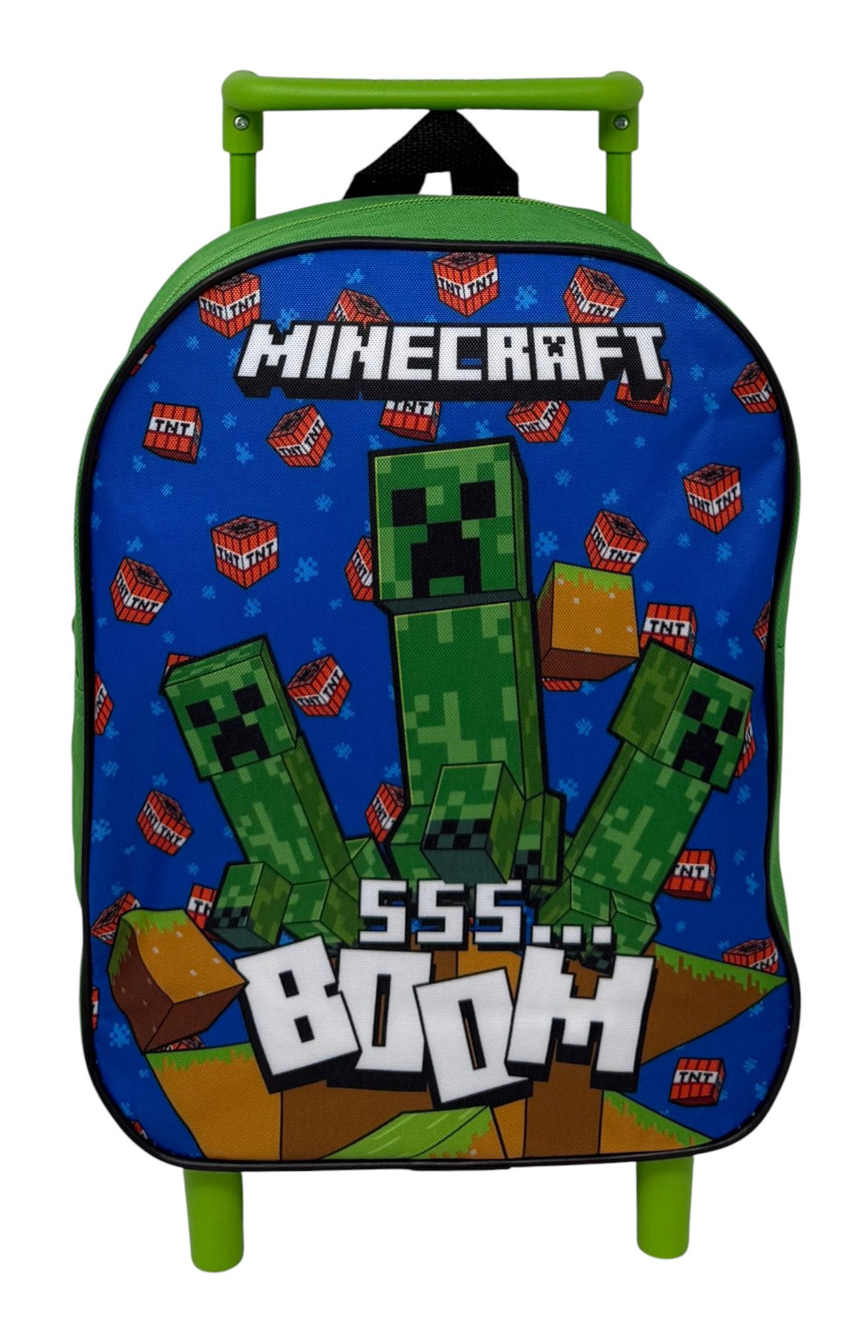 Zaino Asilo Trolley Minecraft Borsa per Scuola Materna Tempo Libero - Fu5224