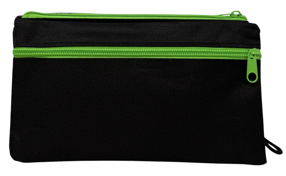 Tombolino Minecraft 3 Scomparti Bustina Astuccio Portacolori 22 CM - Fu3992