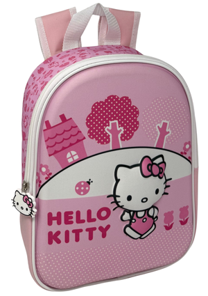 Zaino Asilo 3d Hello Kitty Sanrio Borsa Scuola Materna O Tempo Libero 29 CM - Zh25005