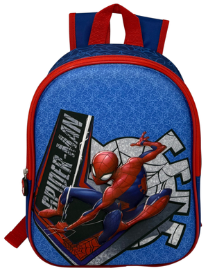 Zaino Asilo 3d Spiderman MARVEL Borsa Scuola Materna O Tempo Libero 29 CM - Zh25063