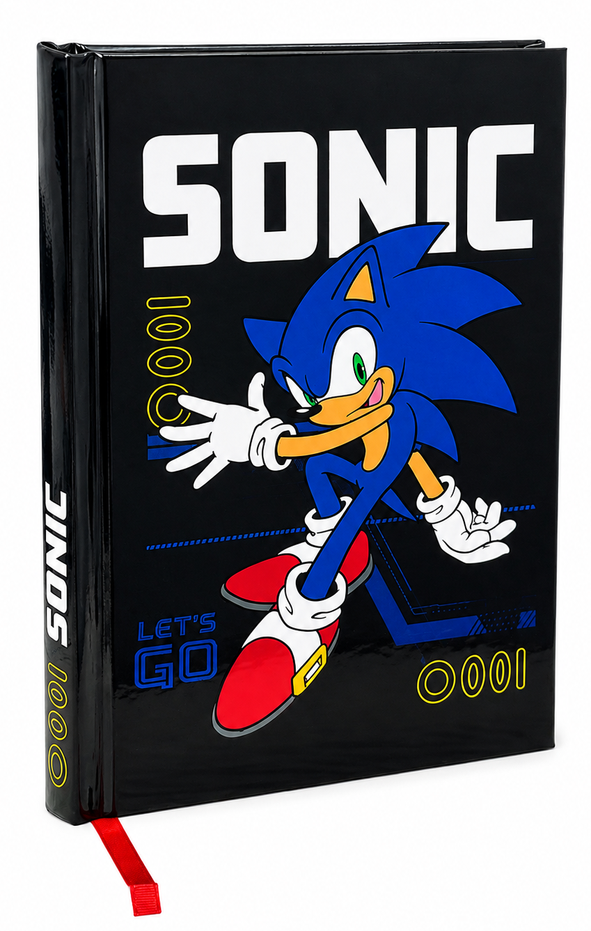 Diario Sonic the Hedgehog Agenda 10 Mesi Scuola Elementare Media - Fu4067