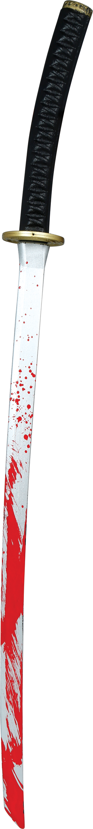 Spada Samurai Giocattolo con Sangue 97 CM Accessorio Travestimento Cosplay Halloween - 19538