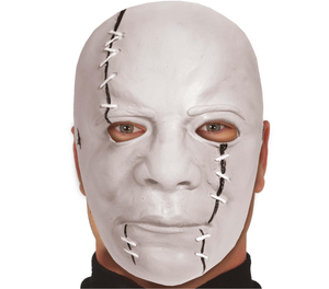 Maschera Assassino in Lattice con Cicatrici Accessorio Travestimento Halloween Cosplay - 20544