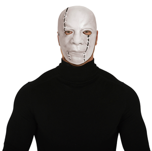 Maschera Assassino in Lattice con Cicatrici Accessorio Travestimento Halloween Cosplay - 20544