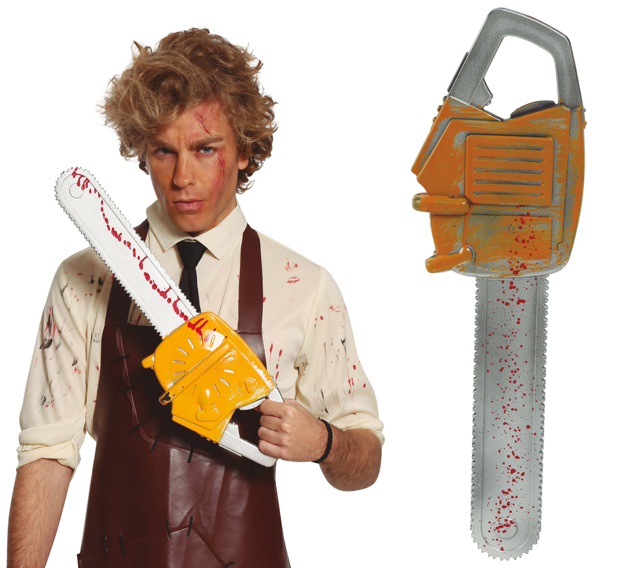 Motosega Giocattolo 54 CM Accessorio Travestimento Halloween Cosplay Leatherface - 26698