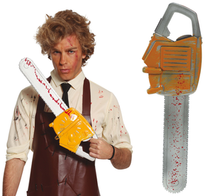 Motosega Giocattolo 54 CM Accessorio Travestimento Halloween Cosplay Leatherface - 26698