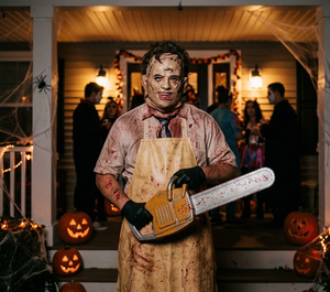 Motosega Giocattolo 54 CM Accessorio Travestimento Halloween Cosplay Leatherface - 26698