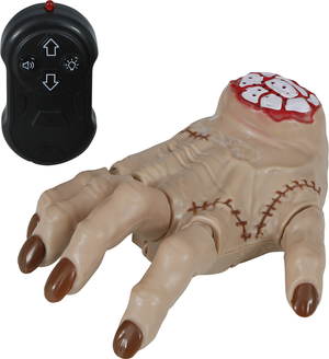 Decorazione la Mano Camminante Telecomandata Accessorio Travestimento Halloween Cosplay Mercoledì Addams - 29348