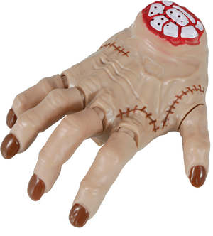 Decorazione la Mano Camminante Telecomandata Accessorio Travestimento Halloween Cosplay Mercoledì Addams - 29348