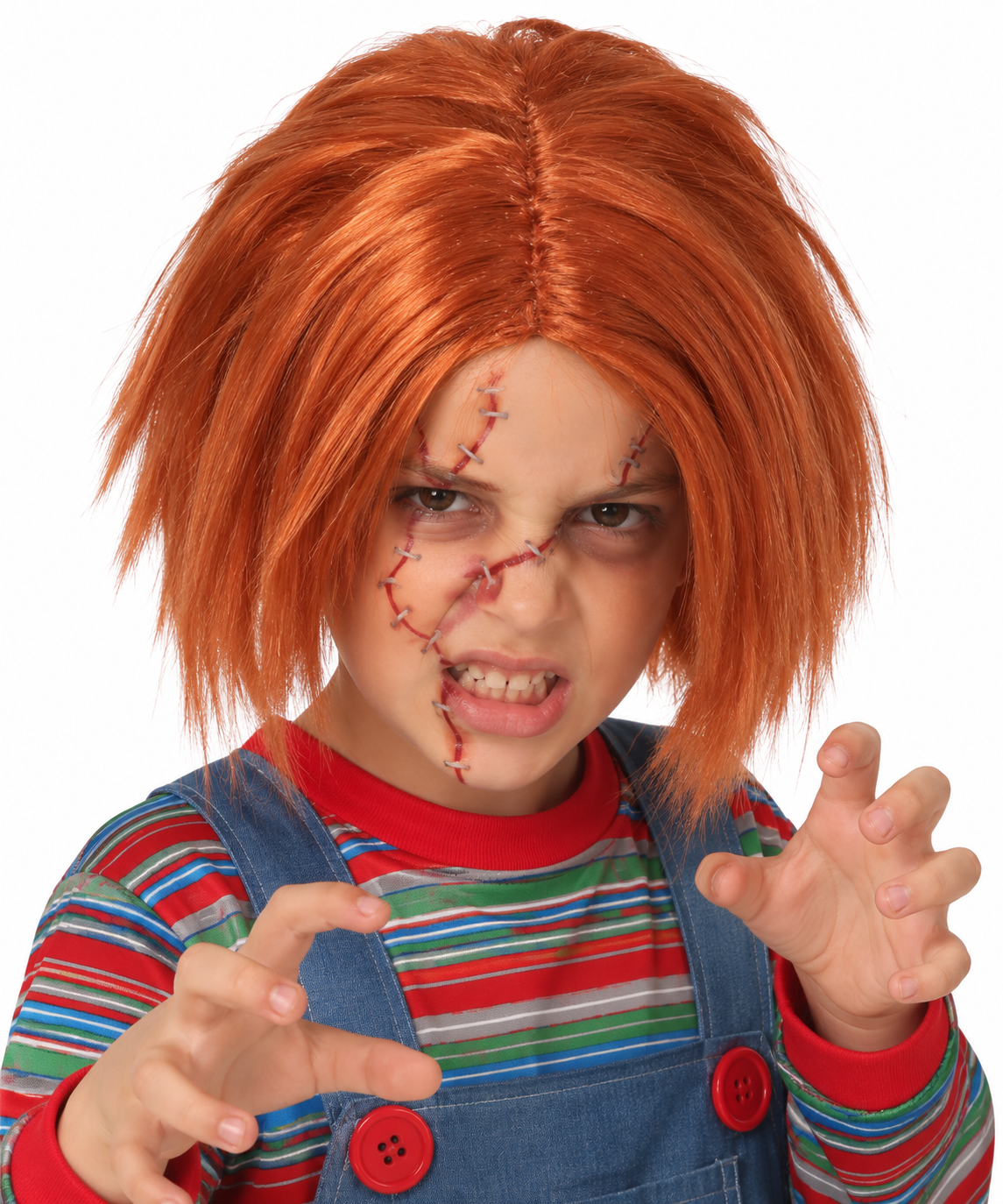 Parrucca Bambola Assassina Accessorio Travestimento Halloween Cosplay Chucky - 48017