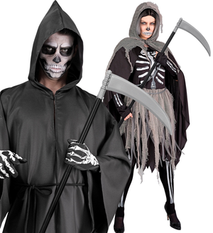 Falce Abbatibile 102 CM Accessorio Travestimento Halloween Carnevale Cosplay - 12045