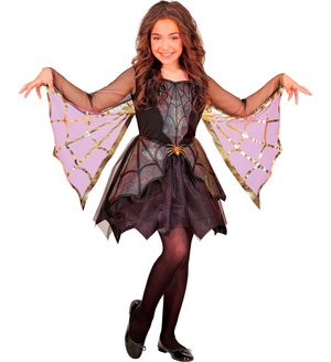 Costume Spider Girl Abito con Ali Travestimento Halloween Carnevale Cosplay - 1369