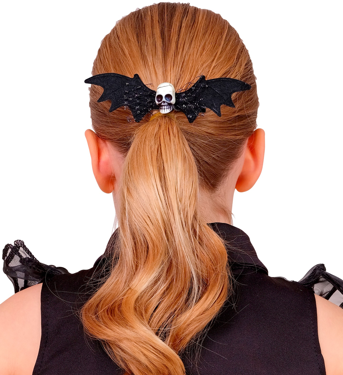 Fermacapelli Teschio Pipistrello Accessori per Travestimento Carnevale Halloween - 65013