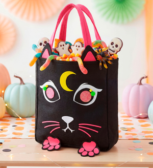 Cestino Dolcetto O Scherzetto Gatto Borsetta Accessorio Travestimento Halloween - 86875