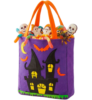 Cestino Dolcetto O Scherzetto Casa Spiritata Borsetta Accessorio Travestimento Halloween - 86876