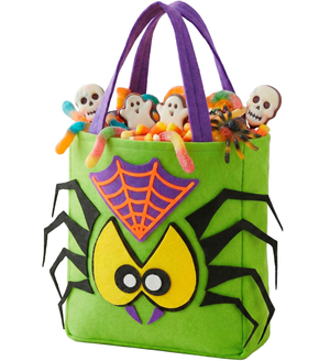 Cestino Dolcetto O Scherzetto Ragno Borsetta Accessorio Travestimento Halloween - 86877