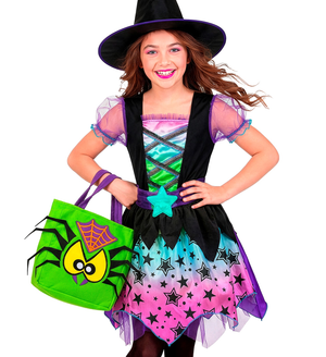 Cestino Dolcetto O Scherzetto Ragno Borsetta Accessorio Travestimento Halloween - 86877
