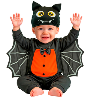 Costume Pipistrello Tuta e Copricapo Travestimento Halloween Carnevale Cosplay - 9336