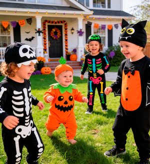 Costume Pipistrello Tuta e Copricapo Travestimento Halloween Carnevale Cosplay - 9336