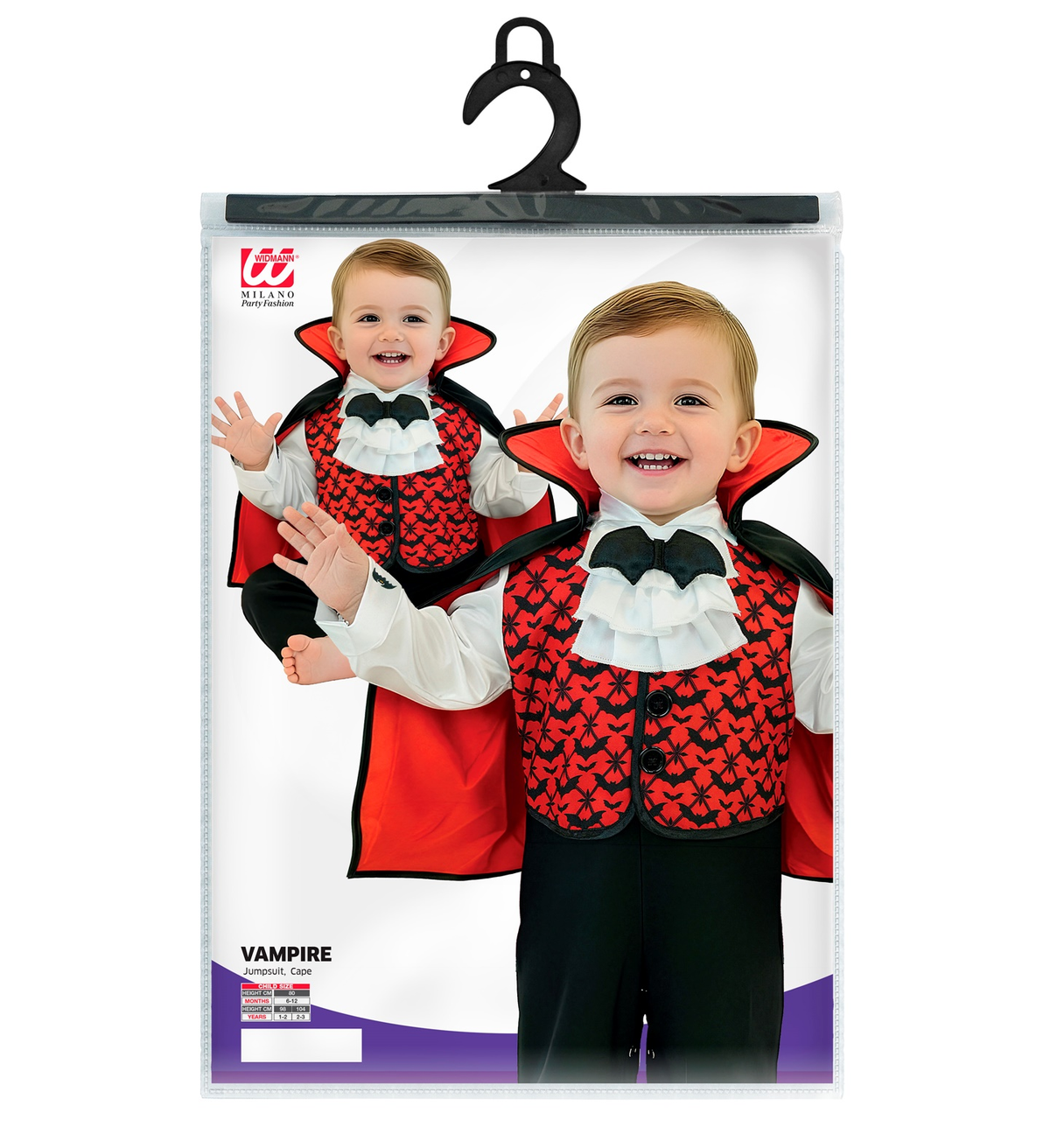 Costume Vampiro Tuta e Mantello Travestimento Halloween Carnevale Cosplay Dracula - 9725