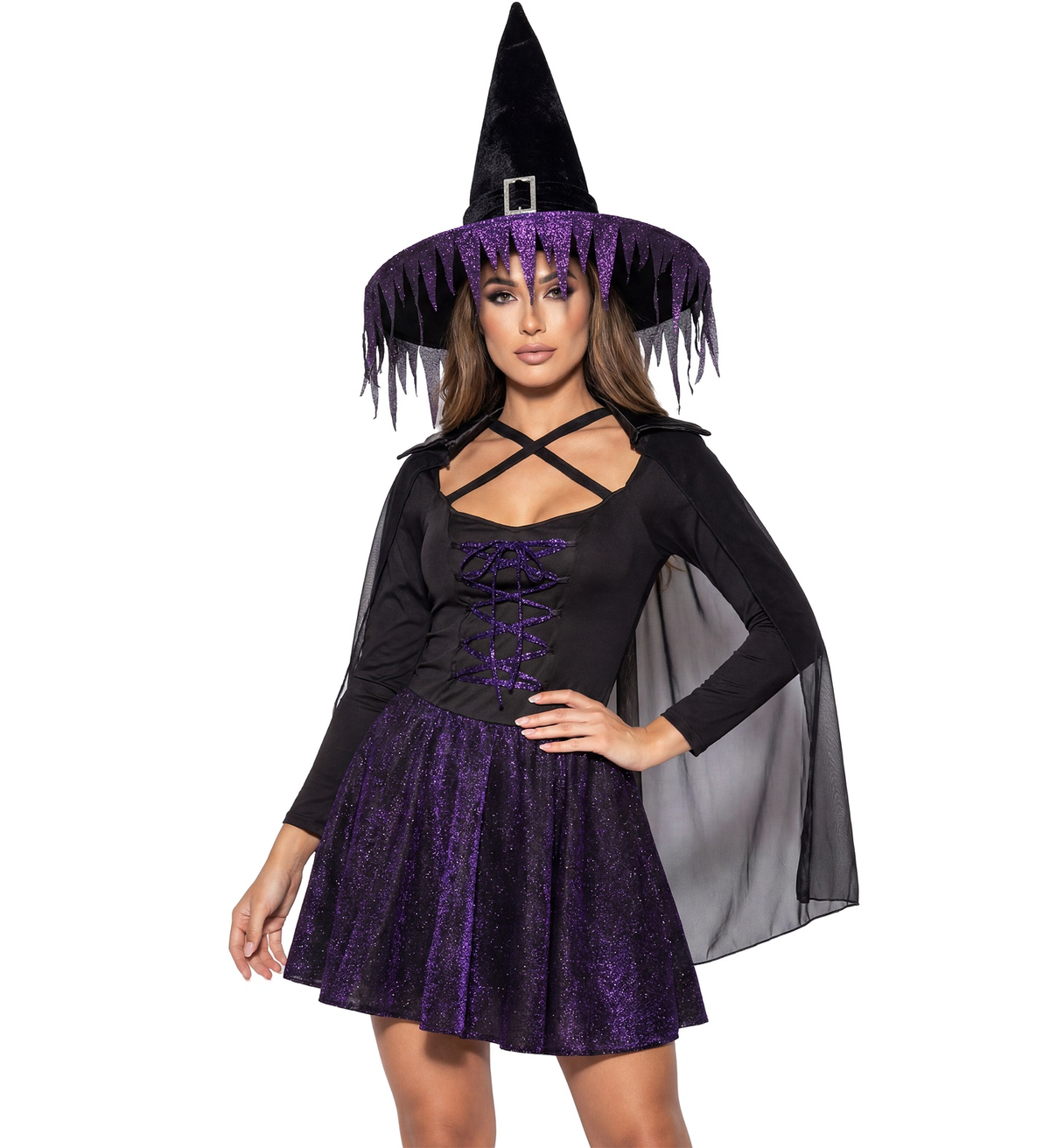 Costume Glimmer Witch Travestimento Strega Halloween Carnevale Cosplay - 0236