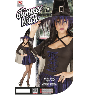 Costume Glimmer Witch Travestimento Strega Halloween Carnevale Cosplay - 0236