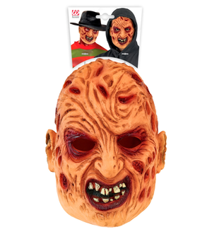 Maschera Freddy in Lattice Accessorio Travestimento Halloween Cosplay Krueger- 28559