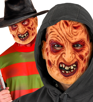 Maschera Freddy in Lattice Accessorio Travestimento Halloween Cosplay Krueger- 28559