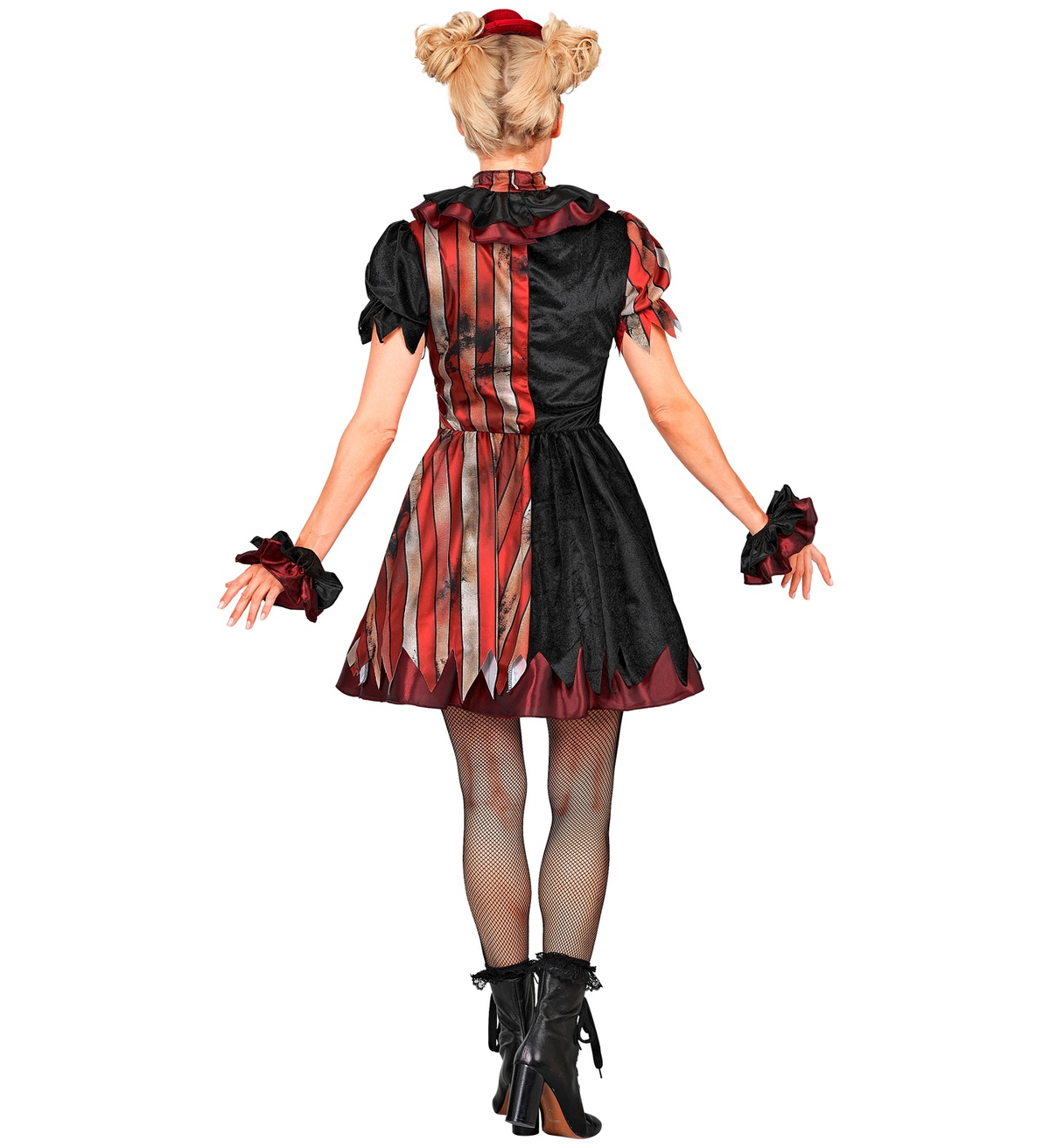 Costume Pagliaccia Malvagia Vestito Travestimento Halloween Carnevale Cosplay - 6093