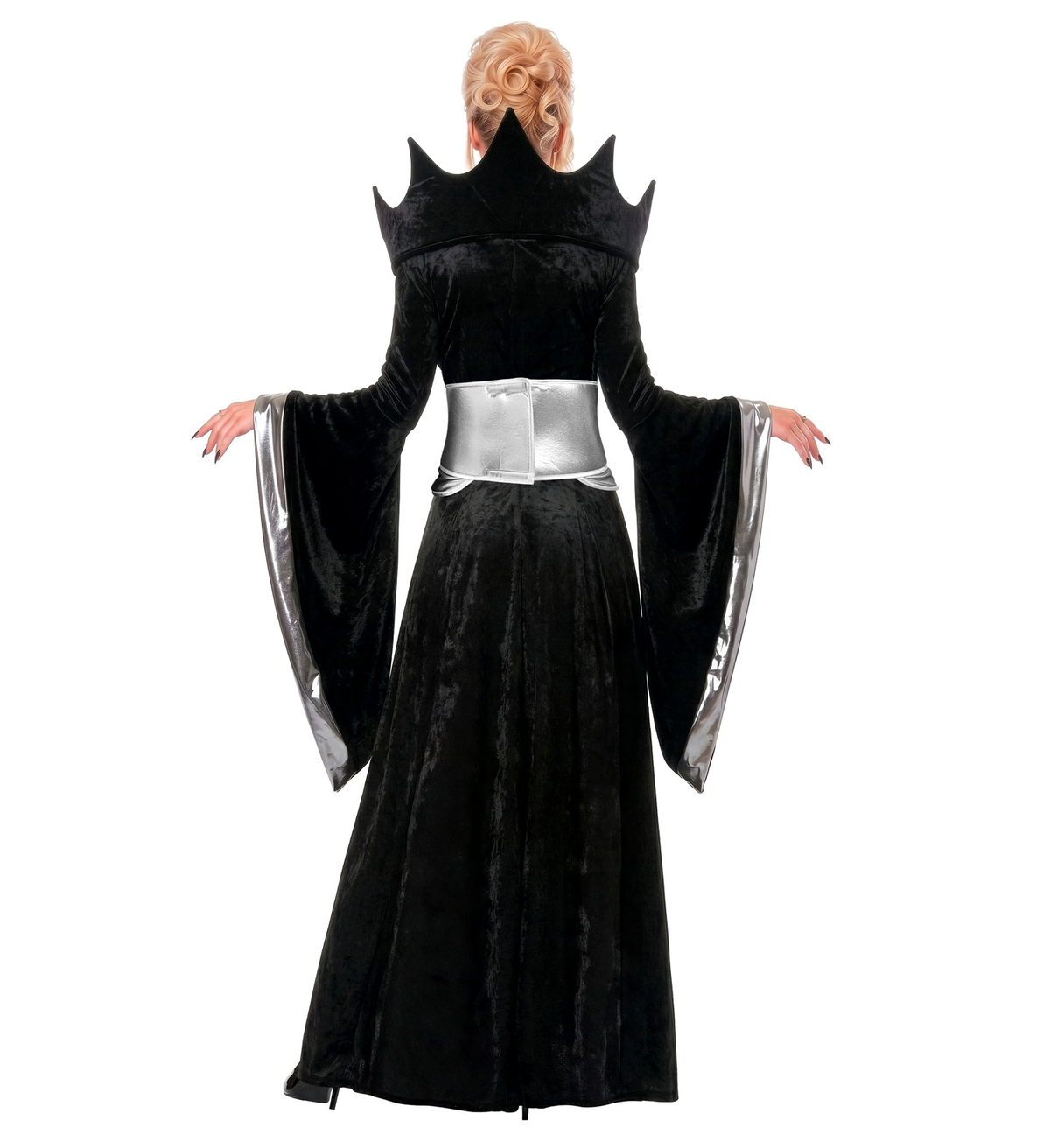 Costume Regina Oscura Vestito e Cintura Travestimento Carnevale Halloween Cosplay - 9693