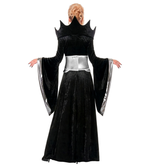 Costume Regina Oscura Vestito e Cintura Travestimento Carnevale Halloween Cosplay - 9693