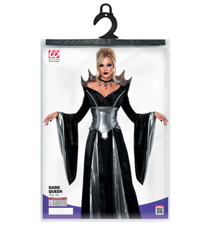 Costume Regina Oscura Vestito e Cintura Travestimento Carnevale Halloween Cosplay - 9693
