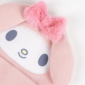 Berretto Invernale My Melody Sanrio con Dettagli 3d Cappello in Morbido Acrilico - 0559