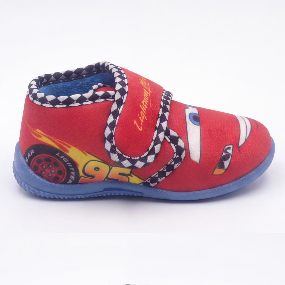 Pantofole Invernali Cars DISNEY Scarpetta Stivaletto con Suola Antiscivolo Chiusura a Strappo - 7388
