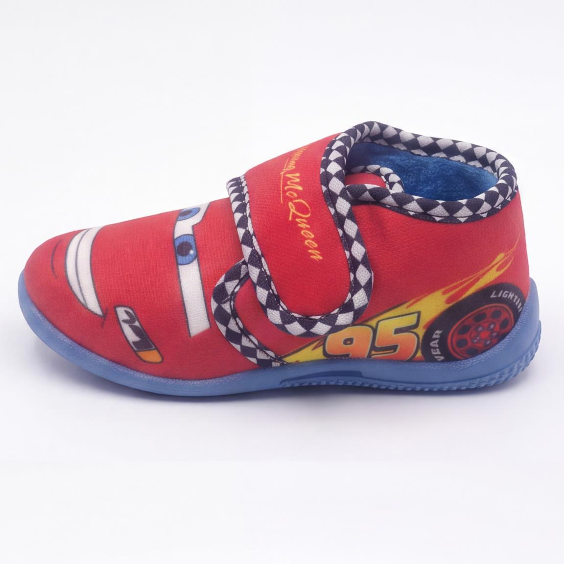 Pantofole Invernali Cars DISNEY Scarpetta Stivaletto con Suola Antiscivolo Chiusura a Strappo - 7388